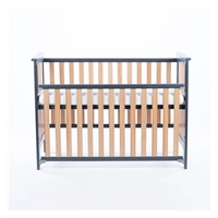 Drewex Leo cot with pull-down side Drewex Leo graphite