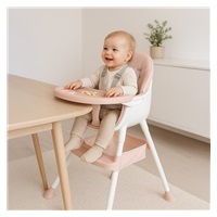Dining chair Baby Mix Nora dusty pink