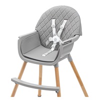 Dining chair Baby Mix Freja wooden dark grey