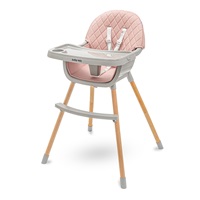 Dining chair Baby Mix Freja wooden dusty pink