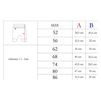 Baby cotton half-socks Nicol Sara, size 62 (3-6m)