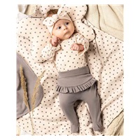 Baby cotton bodysuit with side fastening Nicol Sara, size 56 (0-3m)