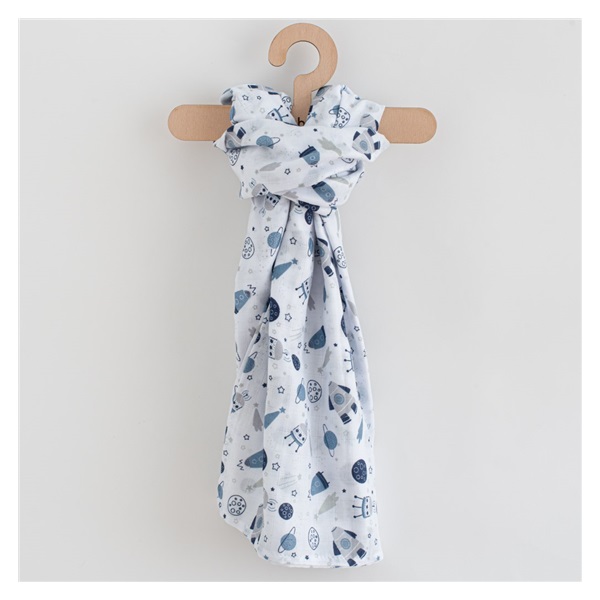 Muslin diaper New Baby 120x120 cm space