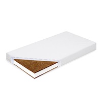 Crib mattress New Baby STANDARD 80x40x8 cm coconut-foam-coconut white