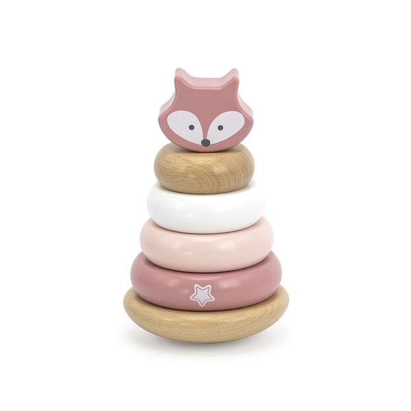 Wooden folding pyramid for little ones Viga Fox