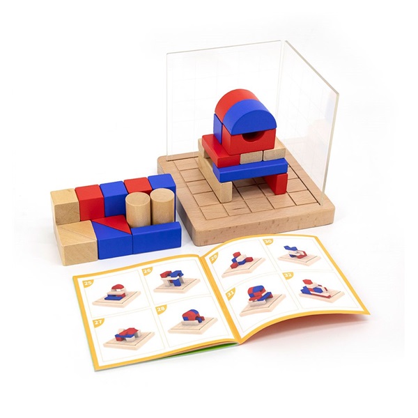 Wooden game Viga Building Blocks 3D