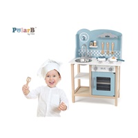 Children‘s wooden kitchen Viga blue