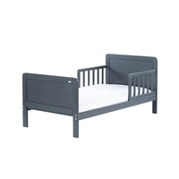 Drewex Olek 140x70 cm graphite children‘s bed with barrier and drawer