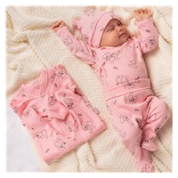 Nicol Maternity Baby Set Bears Pink, size 56 (0-3m)