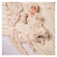 Nicol Baby Maternity Set Bears Beige, size 62 (3-6m)
