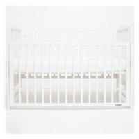 New Baby LILLY crib with pull-down sidewall white