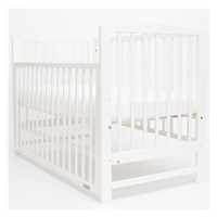 New Baby LILLY crib with pull-down sidewall white