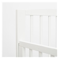 New Baby LILLY crib with pull-down sidewall white