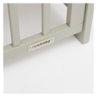 New Baby LILLY crib with pull-down sidewall grey