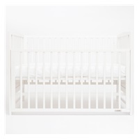 Baby cot New Baby BEA Zebra with removable sidewall white