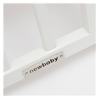 Baby cot New Baby BEA Zebra with removable sidewall white