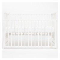 New Baby BASIC cot with pull-down sidewall white