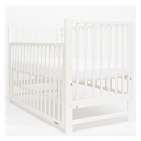 New Baby BASIC cot with pull-down sidewall white