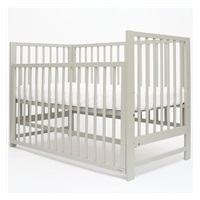 Baby cot New Baby BASIC with removable sidewall grey