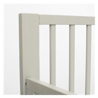 Baby cot New Baby BASIC with removable sidewall grey