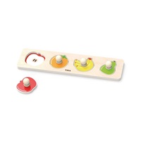 Wooden puzzle with handles Viga Fruit