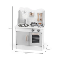 Children‘s wooden kitchen Viga grey