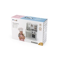 Children‘s wooden kitchen Viga grey