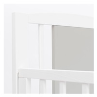 New Baby POLLY cot with pull-down sidewall white-grey