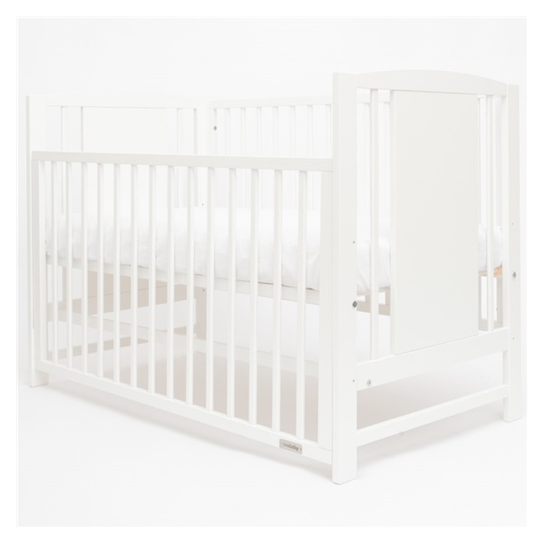 New Baby POLLY cot with pull-down sidewall white