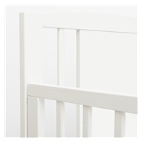 New Baby POLLY cot with pull-down sidewall white