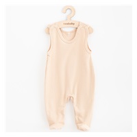 New Baby Practical Beige Cotton Baby Rompers, size 62 (3-6m)