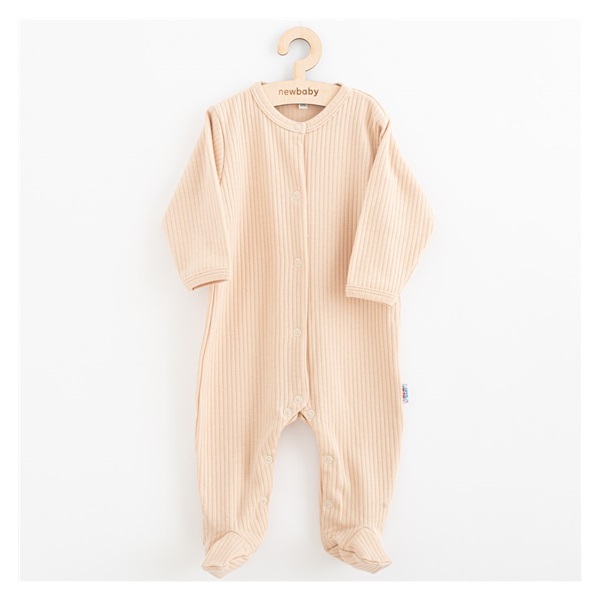 Baby Cotton Jumpsuit New Baby Practical Beige, size 80 (9-12m)