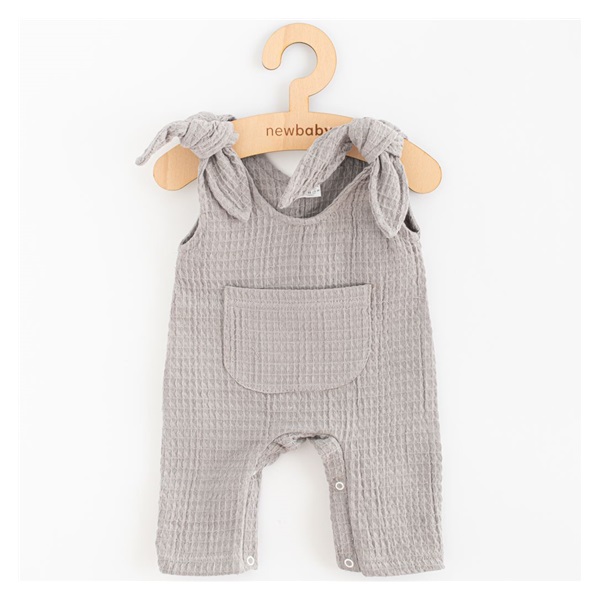 Baby Muslin Laces New Baby Comfort Clothes Grey, size 74 (6-9m)