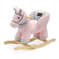 Rocking toy with melody PlayTo pink unicorn