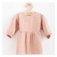 Baby Muslin Dress New Baby Comfort Clothes Pink, size 68 (4-6m)