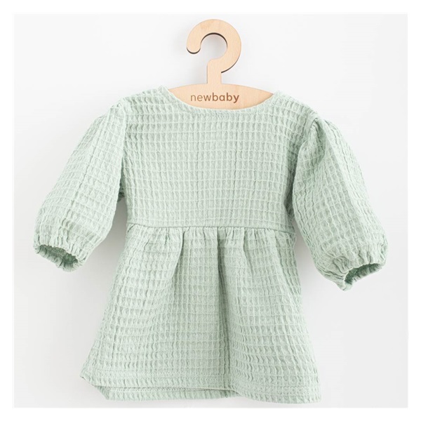 Baby Muslin Dress New Baby Comfort Clothes Sage, size 68 (4-6m)