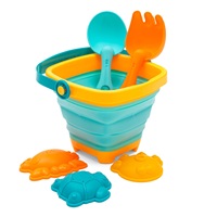 Baby Mix Folding Bucket and Water Toys 5pcs