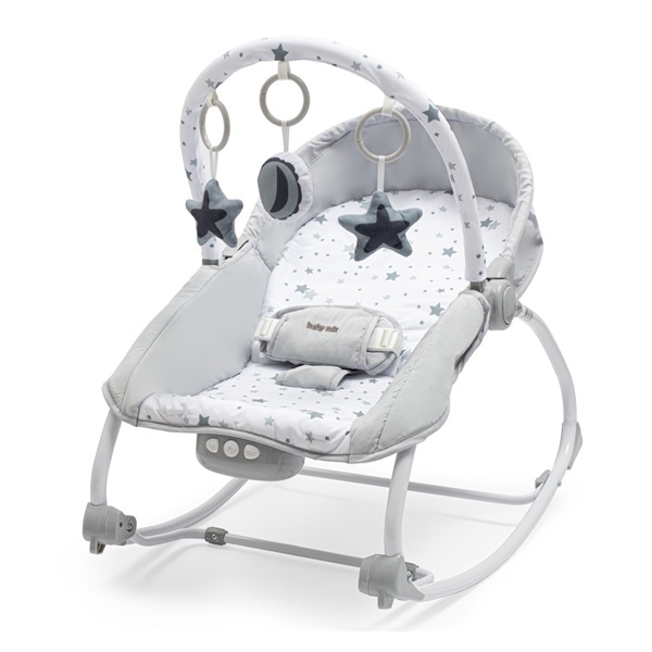 Multifunctional rocking chair for baby Baby Mix stars green