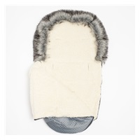 New Baby Lux Wool graphite winter sling