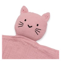 Mušelínový usínáček New Baby Cat pink