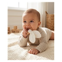 Dětské kousátko s ptáčkem New Baby Bird white