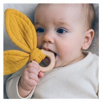 Baby teether New Baby Bird mustard
