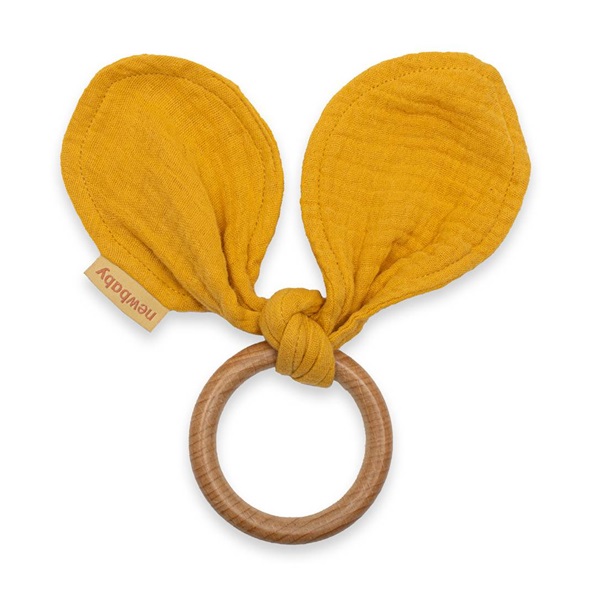 Baby teether New Baby Ears mustard