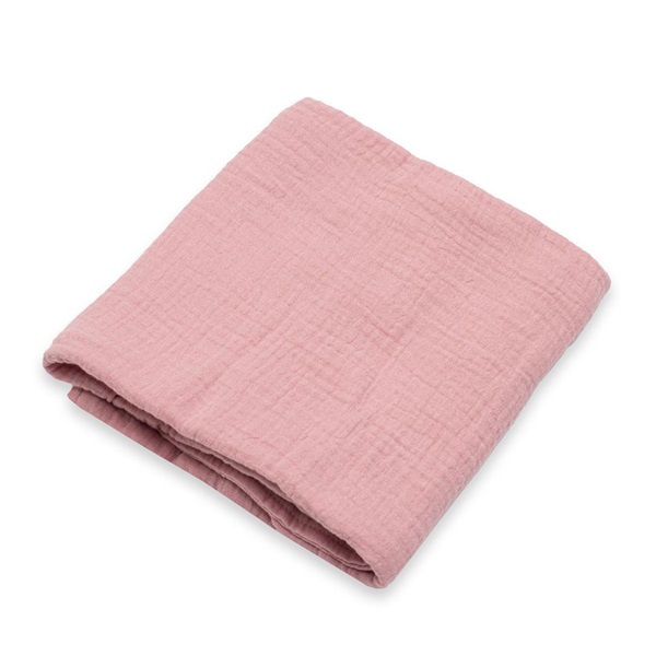 Muslin blanket New Baby pink