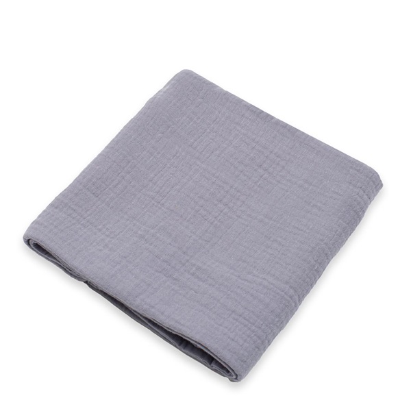 Muslin blanket New Baby grey