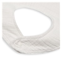 Muslin baby bib New Baby white