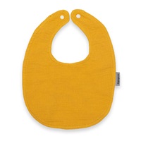 Muslin baby bib New Baby mustard