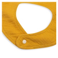 Muslin baby bib New Baby mustard