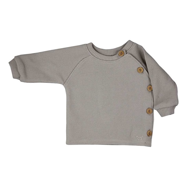 Baby T-shirt with long sleeves Koala Pure beige, size 62 (3-6m)