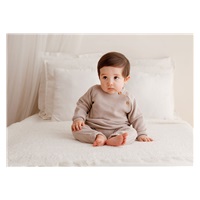 Baby T-shirt with long sleeves Koala Pure brown, size 86 (12-18m)